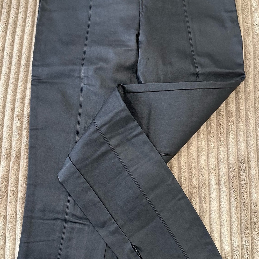 Stylish Black Satin Pants